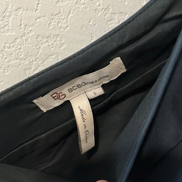 BCBGeneration Black One Shoulder Dress, Size S - Picture 5 of 9